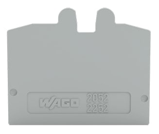 WAGO ITALIA SRL - WAG2052-1291 PIASTRA TERMINALE GRIGIA