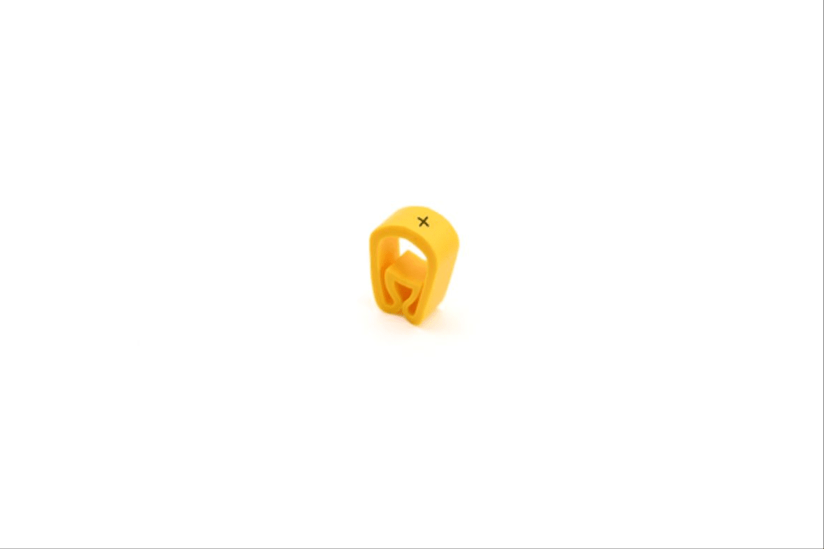 CEMBRE SPA CEM59744-PLS ANELLO SIGL.RMS-03 =4-10 GIALLO SIGLA P