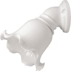 LE PROLUNGHE SAS PRG5981/VE SPOT PARETE E27 C/VETRO TULIP D.15CM
