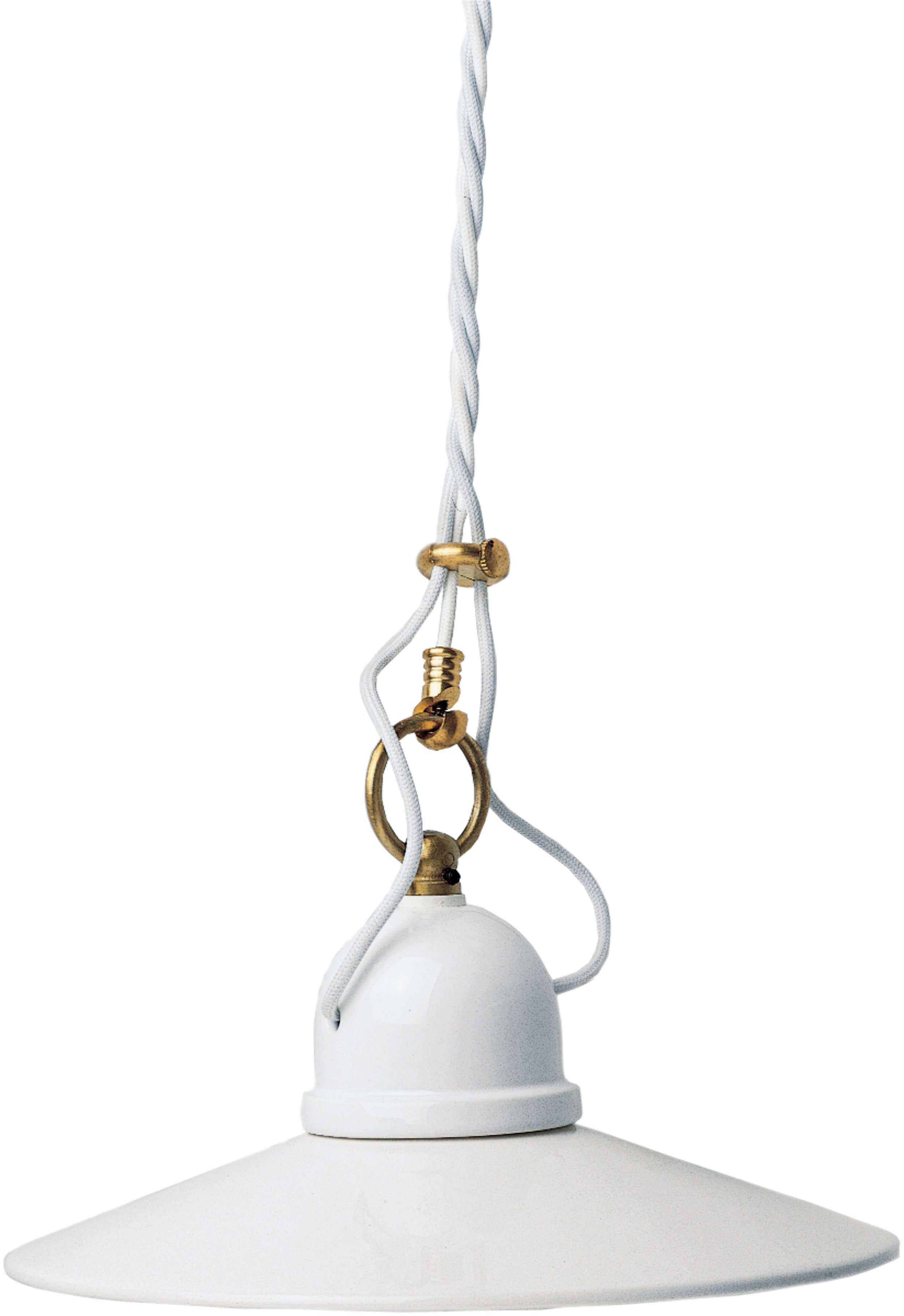 LE PROLUNGHE SAS PRG5998 LAMP. E27 PIATTO LISCIO D.22CM+ROSONE