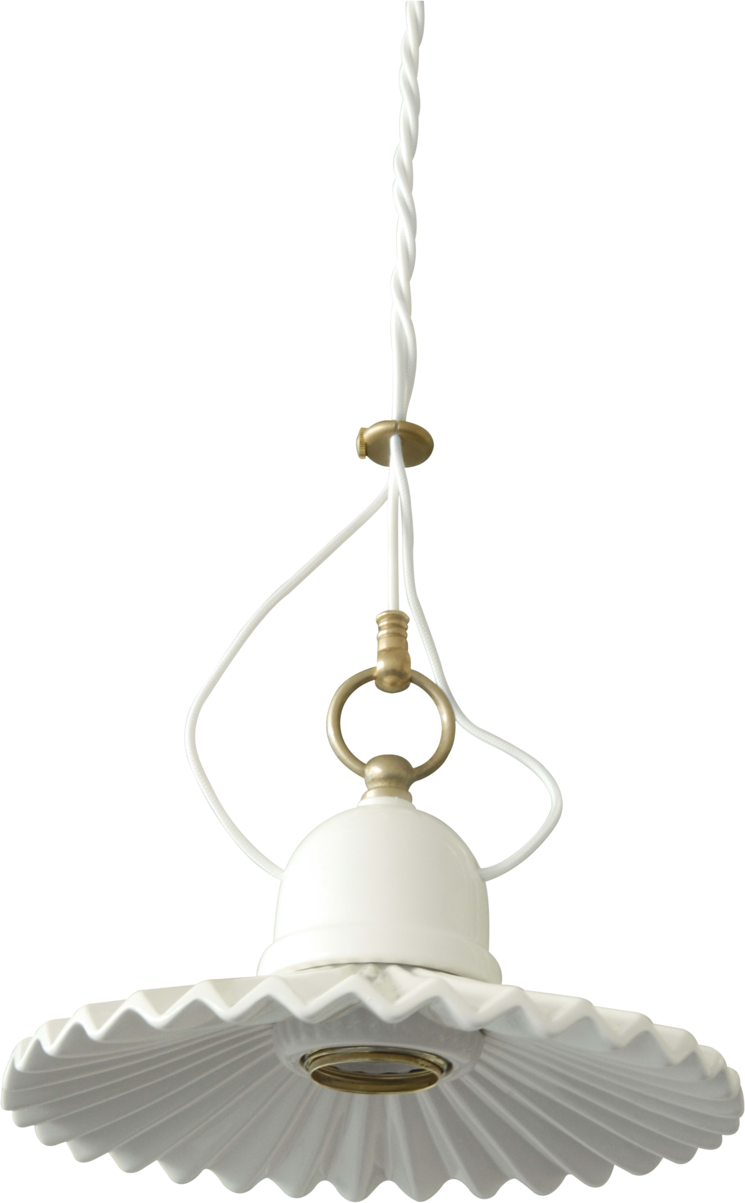LE PROLUNGHE SAS PRG5998/MIL LAMP. E27 PIATTO MILLEONDE D.21CM+ROSONE