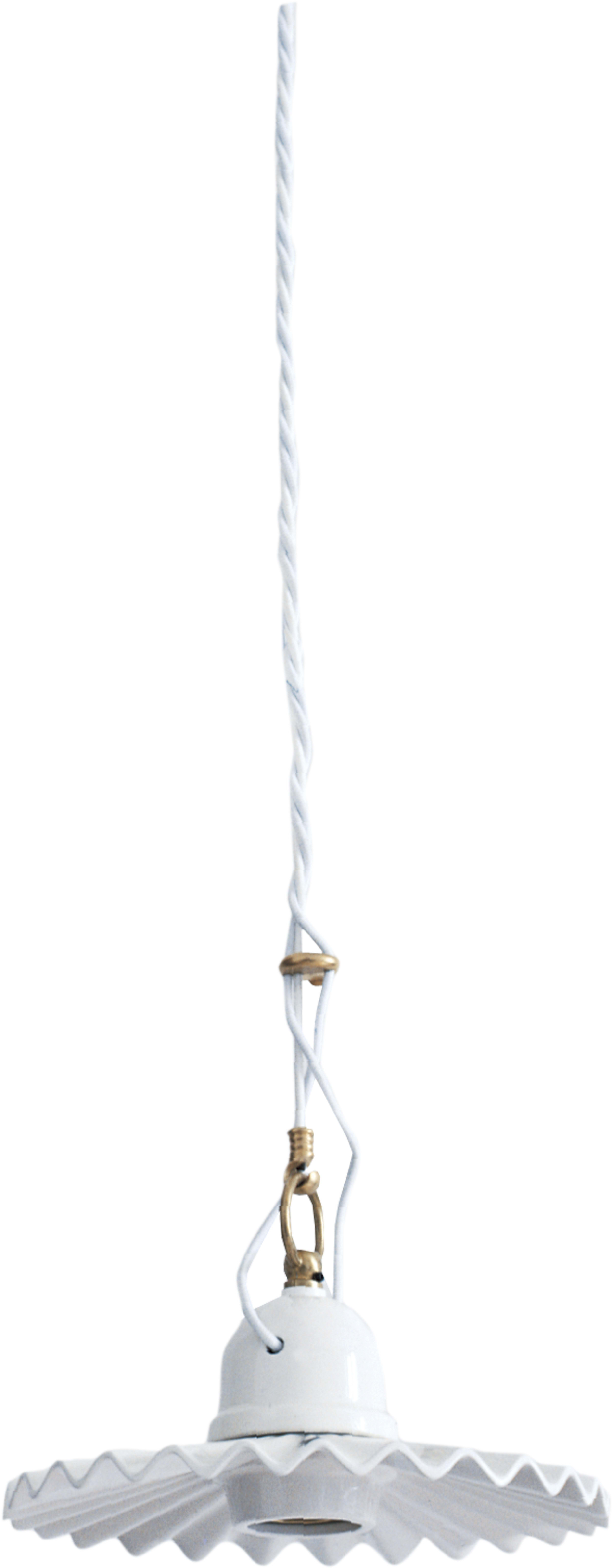 LE PROLUNGHE SAS PRG5998/PI LAMP. E27 PIATTO PIEGA D.22CM+ROSONE