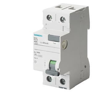 SIEMENS SIE5SV53120FB DIFF. 2P 25A 30MA TIPO AC NON ACC.