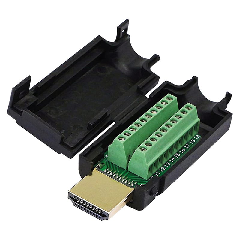 ELCART DISTRIBUTION ERT050669500 CONNETT. HDMI2.0 19P PIN MORSETTO