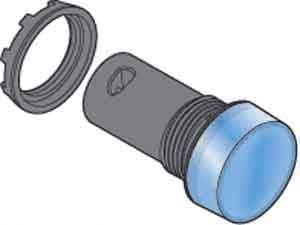 ABB SPA - ABBCL2502L CL2-502L LAMP. LED BLU, 24VCA/CC