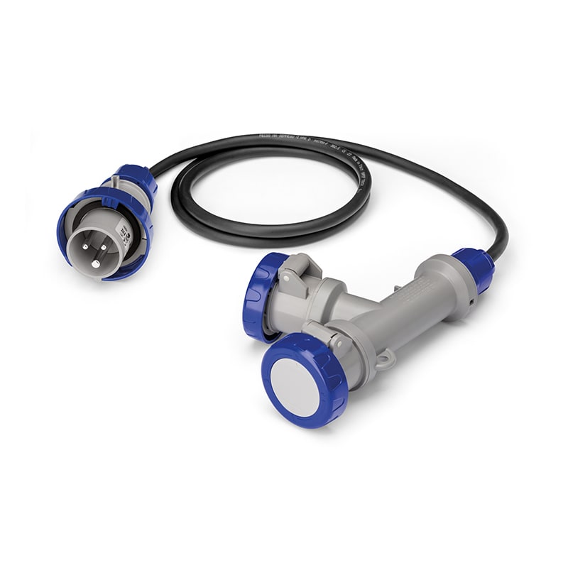 SCAME PARRE SPA SCA600.2515-062 ADATTATORE 2X2P+T 220V 16A IP67 CAVO 2M