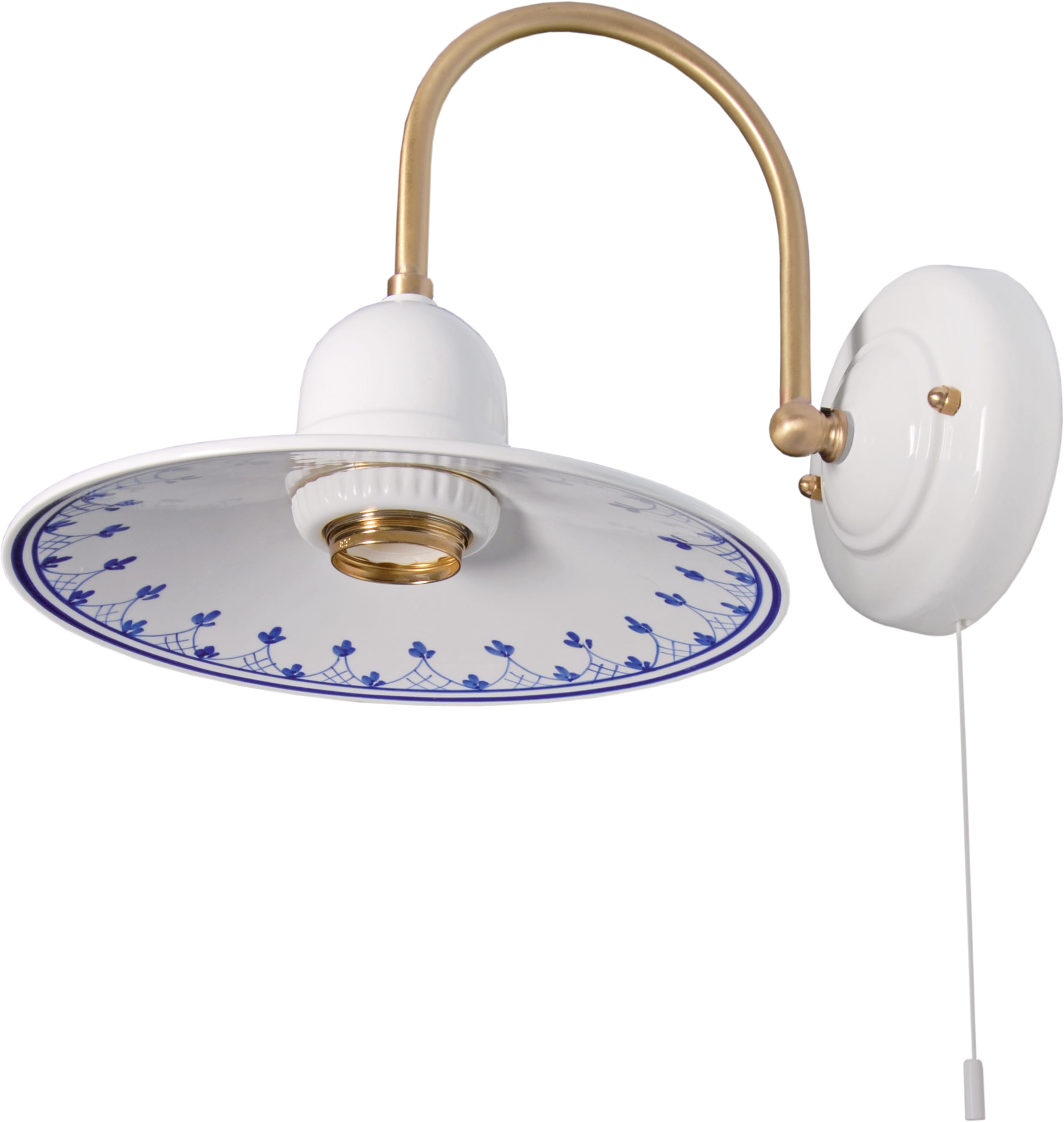 LE PROLUNGHE SAS PRG6002/DEC APPLIQUE E27 C/INT.CAT+P.BORDO BLU D.22