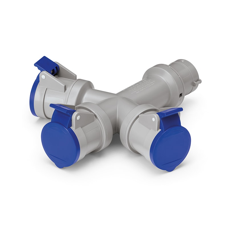 SCAME PARRE SPA - SCA600.3005-062 ADATTATORE 3x2P+T 220V 16A IP44