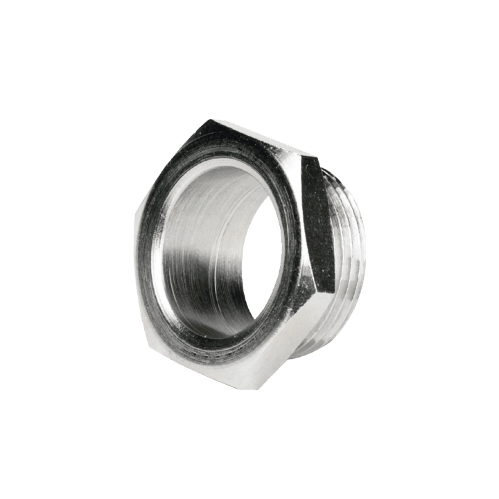 COSMEC - CSM6054-36114 Riduzione in ottone nichelato, Maschio PG36 - Femmina GAS 1"1/4, tipo A