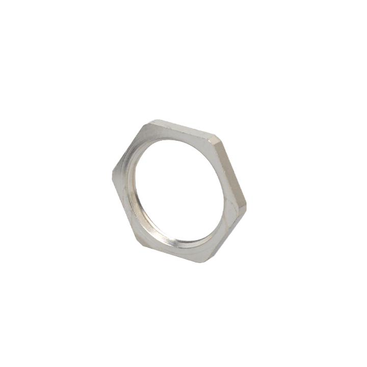 COSMEC - CSM6006E-63 Ghiera ribassata in ottone nichelato, filettatura Metrica 63 x 1,5 , Tipo B