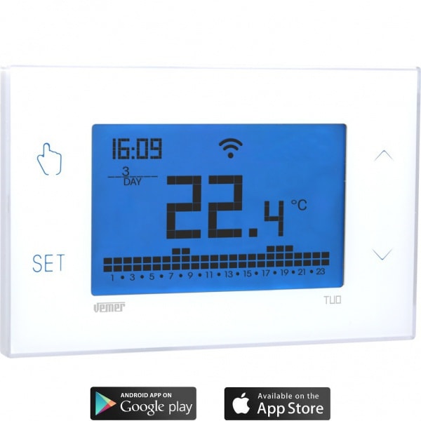 VEMER SPA VEMVE785700 TUO WIFI LITE CRONO TOUCHCOLOR BIANCO