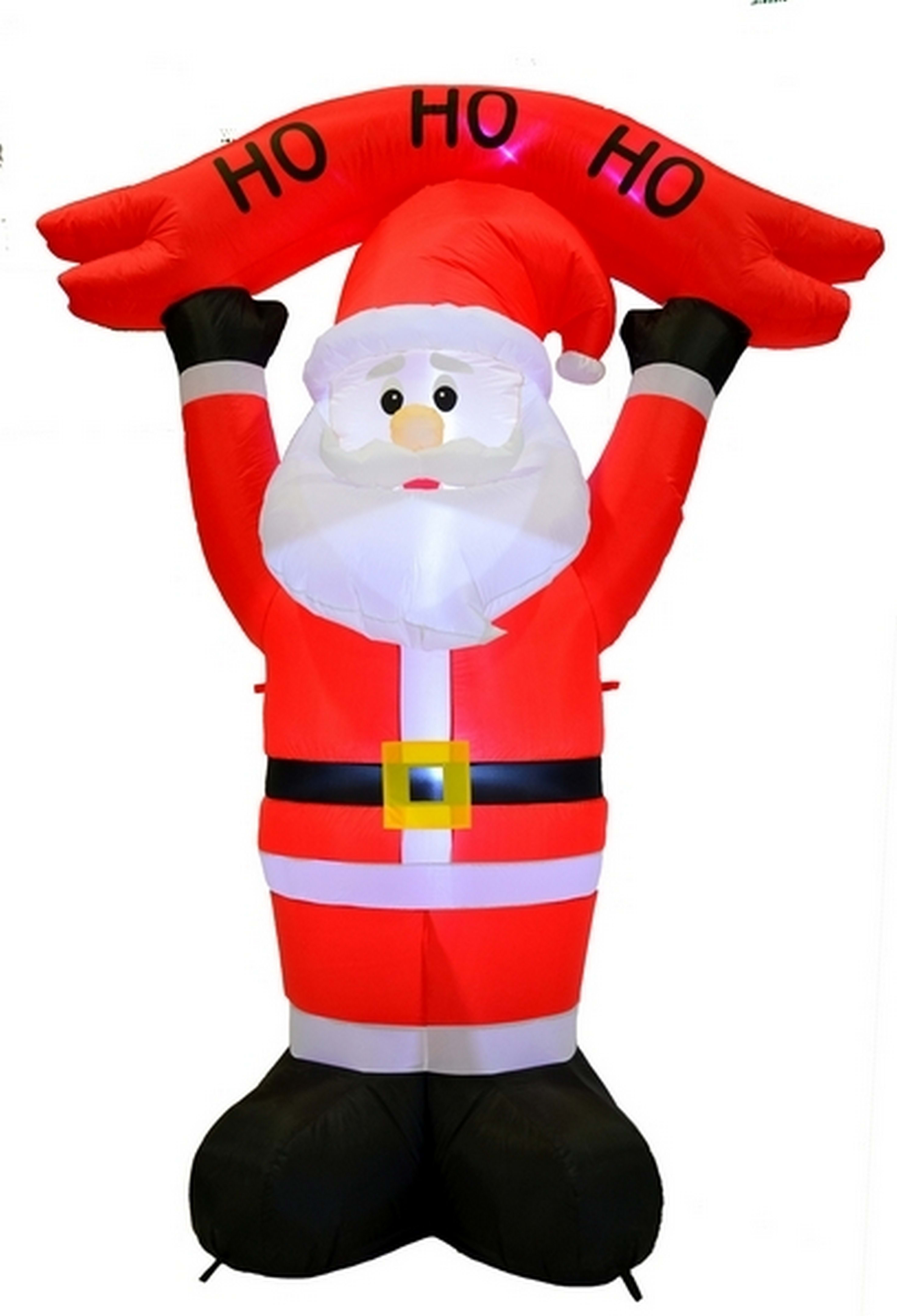 GIOCOPLAST NATALE SP GCP60118178 BABBO GONFIABILE H.240 CM C/ LUCI LED
