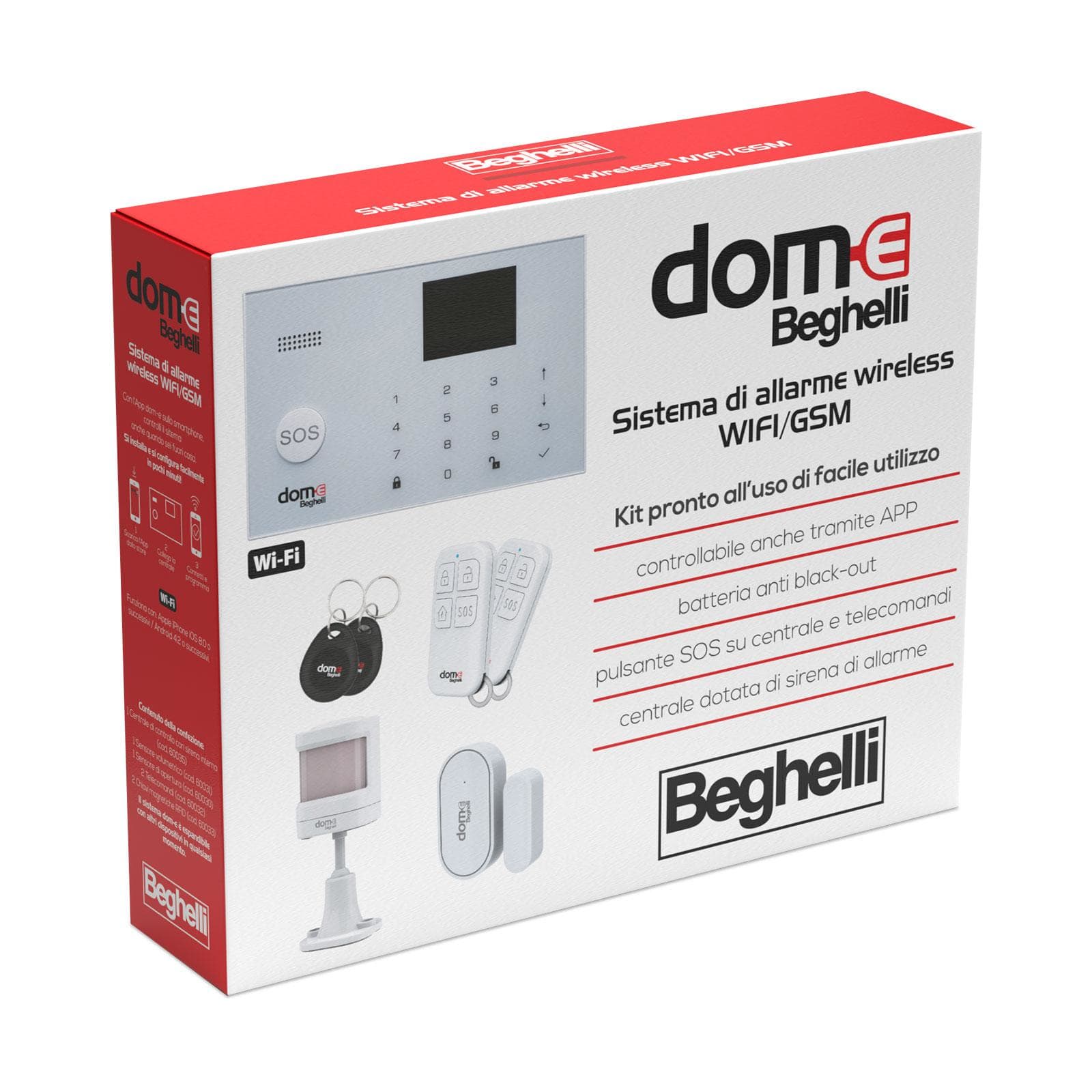 BEGHELLI BEG60103 WIFI/GSM ALARM KIT