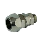 COSMEC - CSM6012PAT-2932G Raccordo metallico maschio girevole per tubo in PA e treccia metallica, M32x1,5 , AD34,5