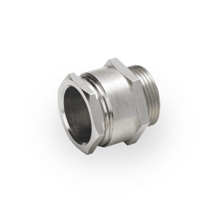 COSMEC - CSM6018-02 Pressacavo in ottone nichelato, filettatura GAS 2", serraggio cavo 37-45 mm, IP54
