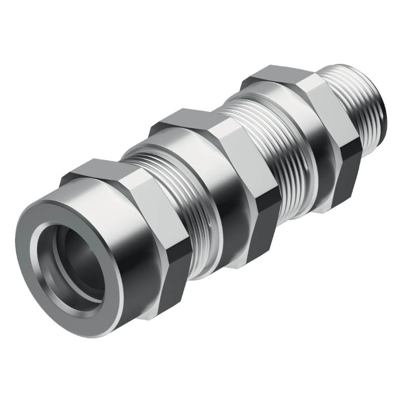 COSMEC - CSM6018ADSCKGM3SB Pressacavo ATEX in ottone, doppia tenuta cavo arm, fil. M25x1,5 , cavo serr. 10,5-18 /est. 15-24 mm