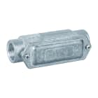 COSMEC - CSM6030E12 Scatola di infilaggio in alluminio, 2 vie diritte, filettatura GAS 1/2", IP65