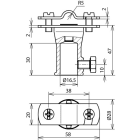 DEHN ITALIA SPA - DEH106128 Leitungshalter NIRO