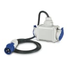SCAME PARRE SPA - SCA604.1626/C ADATTATORE 2 USC. C/CAVO 3P+T 380V IP44