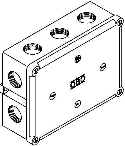 OBO BETTERMANN - OBO2002523 B 12 M SCATOLA DI DERIVAZIONE