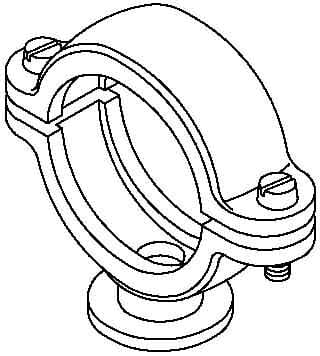 OBO BETTERMANN OBO2130122 2960 12 M6 LGR CLIP BASE ISO