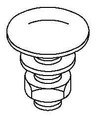 OBO BETTERMANN OBO6407536 FRS 10X25 TPS F BULLONE CON TESTA TONDA
