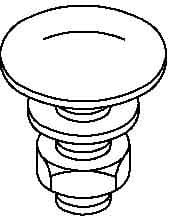 OBO BETTERMANN OBO6406939 FRS 8X16 F 56 BULLONE CON TESTA TONDA
