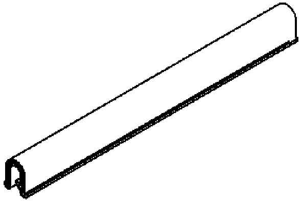 OBO BETTERMANN OBO6072895 KSB 4 PVC NASTRO PROTEZIONE BORDI PVC