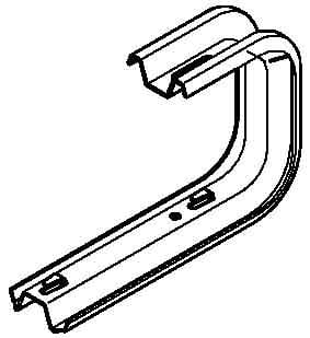OBO BETTERMANN OBO6365922 TPDG 245 FS STAFFA A PARETE E A SOFFITTO