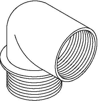 OBO BETTERMANN - OBO2029928 107 W PG11 PA MANICOTTO ANGOLARE