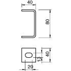 OBO BETTERMANN OBO6356109 DB FT STAFFA A SOFFITTO