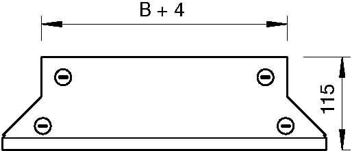 OBO BETTERMANN - OBO7128428 DFAA 100 FS COPERCHIO, DERIVAZ. LATERALE
