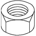 OBO BETTERMANN OBO3400107 HN M10 G DADO ESAGONALE