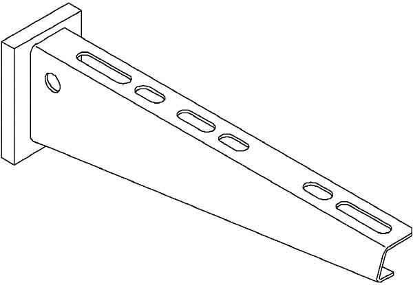OBO BETTERMANN - OBO6421008 AW 15 11 A2 MENSOLA A PARETE