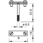OBO BETTERMANN OBO5030242 708 40 HG COLLARE DISTANZIATORE