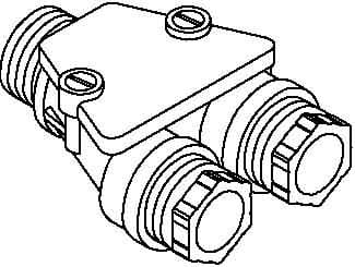 OBO BETTERMANN OBO2024160 113 PG16 LGR PRESSACAVO DOPPIO