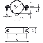OBO BETTERMANN - OBO1385003 2900WM6 13.5 FT COLLARE DISTANZIATORE