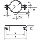 OBO BETTERMANN OBO1385003 2900WM6 135 FT COLLARE DISTANZIATORE