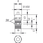 OBO BETTERMANN - OBO2085739 V-TEC L PG9 MS PRESSACAVO