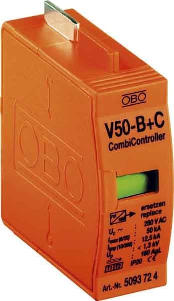 OBO BETTERMANN - OBO5093724 V50-B+C 0-280 CARTUCCIA RICAMBIO 280V