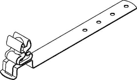 OBO BETTERMANN OBO5215595 157 F-VA 410 SUPPORTO CONDUTTORE TETTO