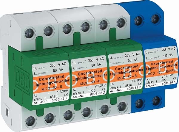 OBO BETTERMANN OBO5096879 MCD SPD T1+2 3+1 255V 50 KA