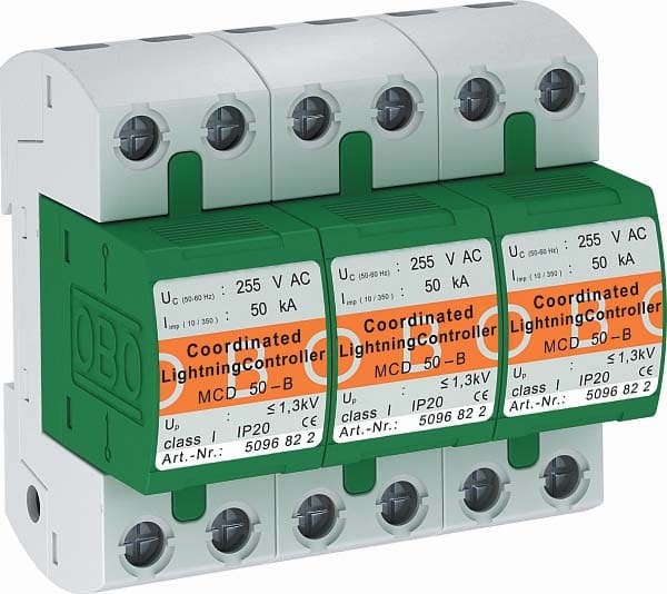 OBO BETTERMANN OBO5096877 MCD SPD T1+2 3+0 255V 50 KA