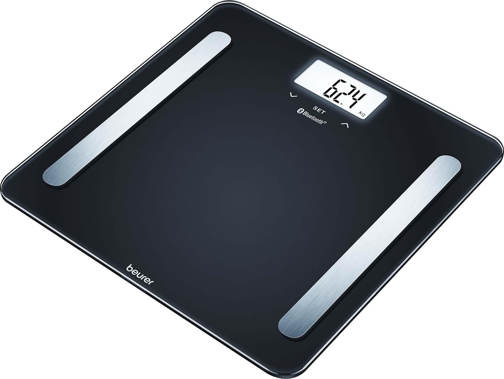 BEURER - BUE74803 Fettanalysewaageb.180kg Glas LCD-Anz BMI