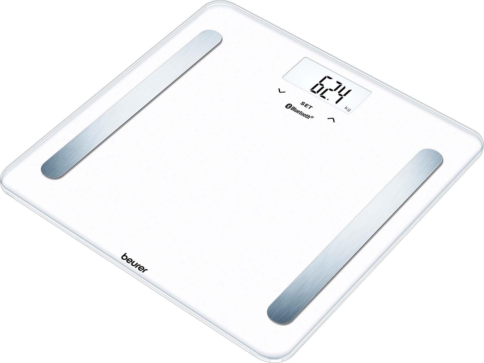 BEURER - BUE74903 Fettanalysewaageb.180kg Glas LCD-Anz BMI