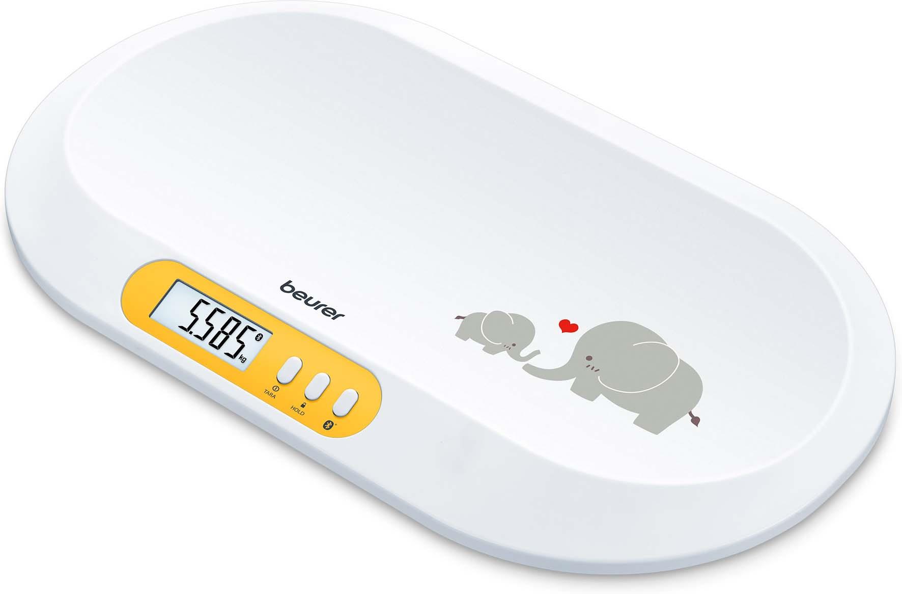 BEURER - BUE95606 Babywaage b.20kg 5gTeil Bluet. Tara LCD