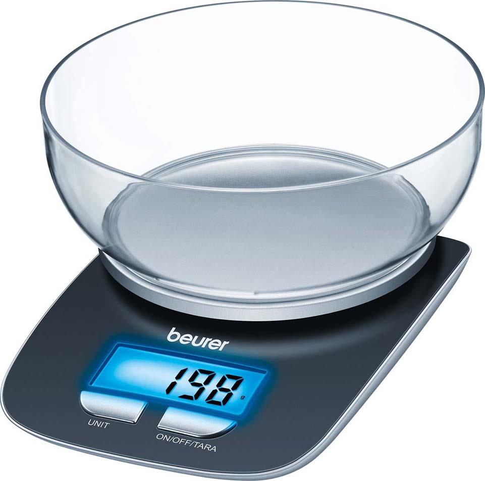 BEURER - BUE70415 KA1/4chenwaage b.3kg 1gTeil. LCD Kst.Sch