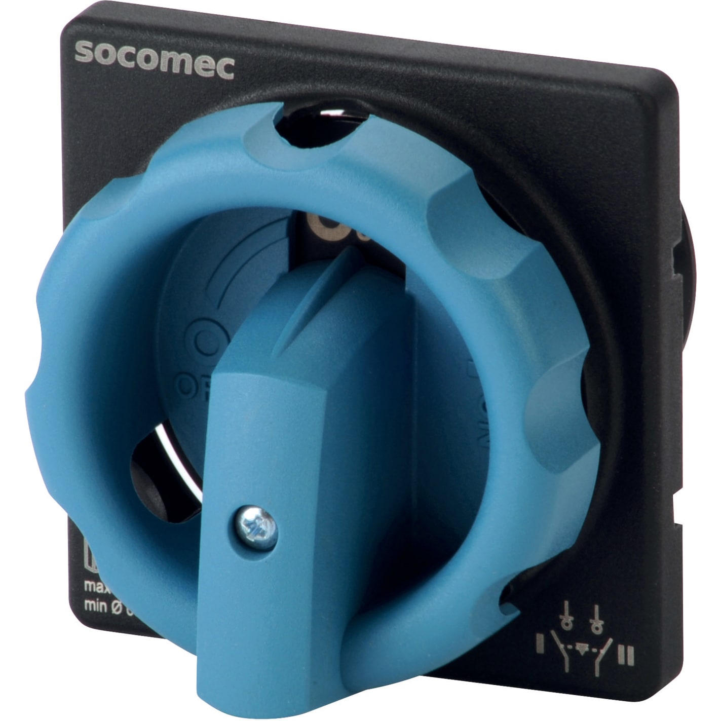 SOCOMEC SOC43591042 MANIGLIA ESTERNA LUCCH. N/B + ASSE