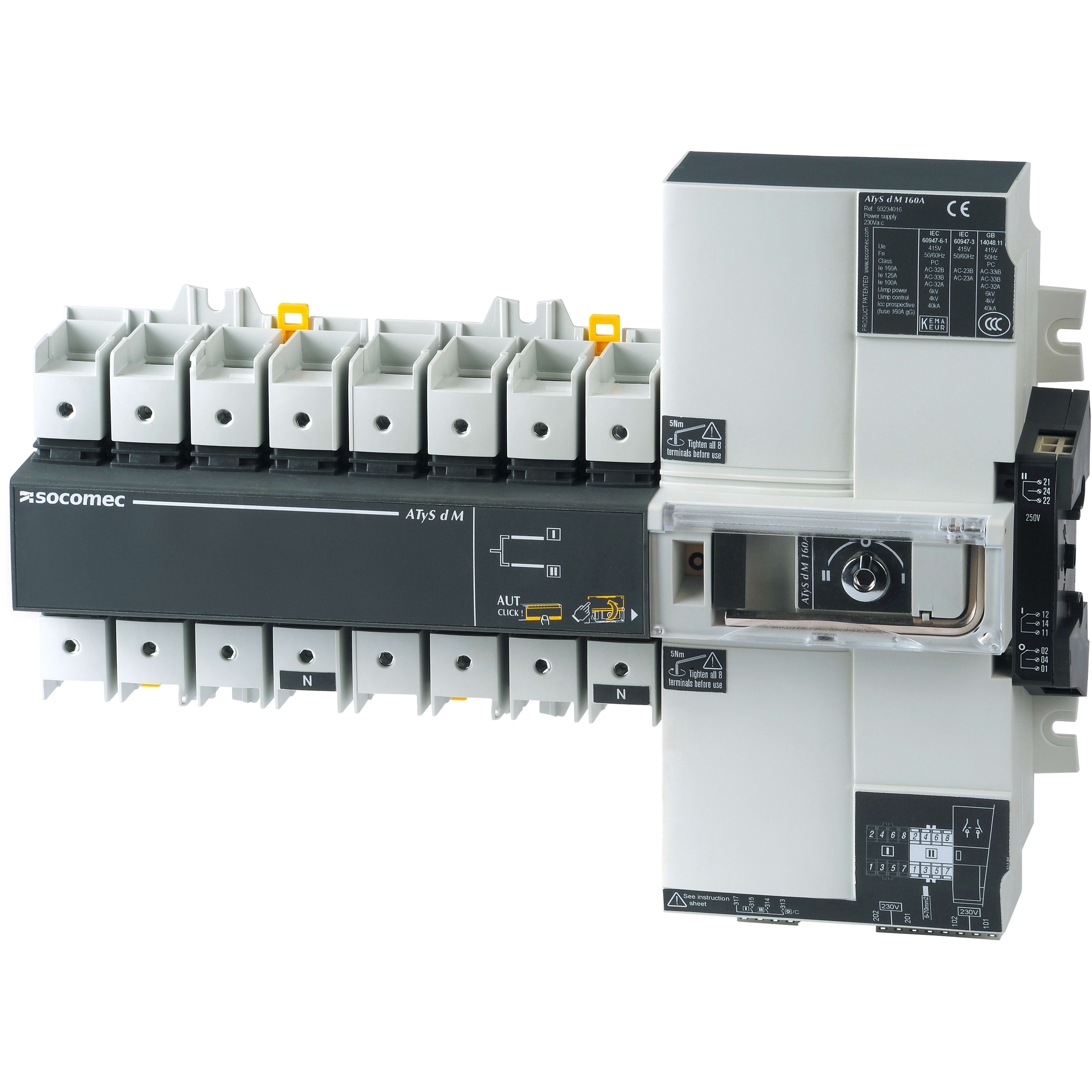 SOCOMEC - SOC93234010 ATYS D M - 4P 100A 230VAC