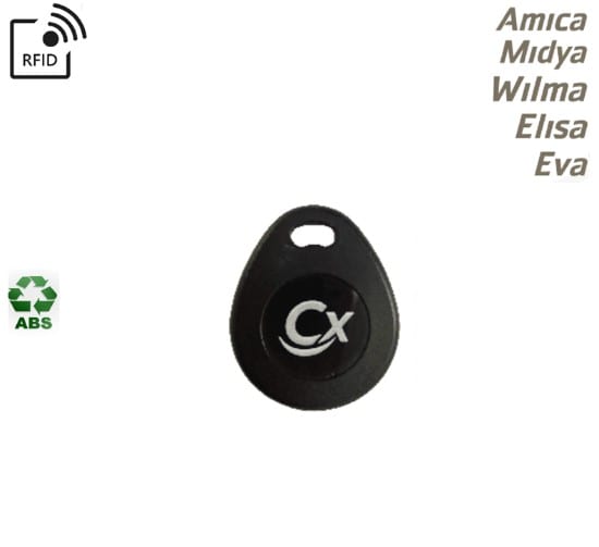 COMBIVOX SRL CMB61.962 TAG DI PROSSIMITA IN CUOIO NERO
